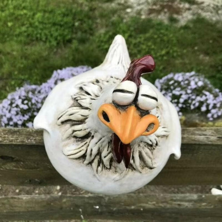 BowLift | Big Eye Hen Resin Handicraft