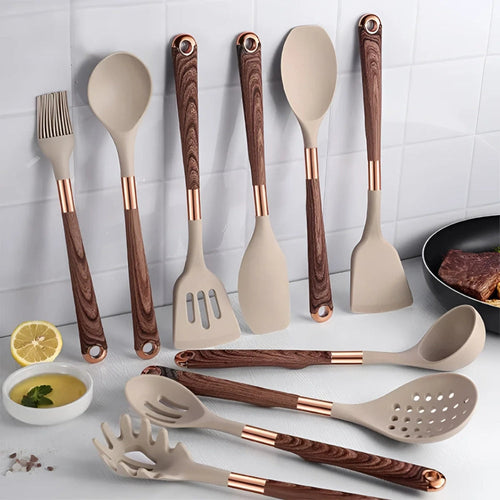 BowLift | Luxe Silicone Cooking Utensils | 10 Pcs Set