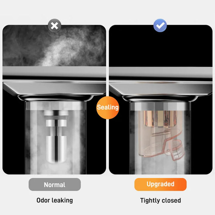 BowLift | Universal double deodorant drain core