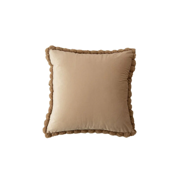 BowLift | Velvet Pom-Pom Trim Cushion Cover