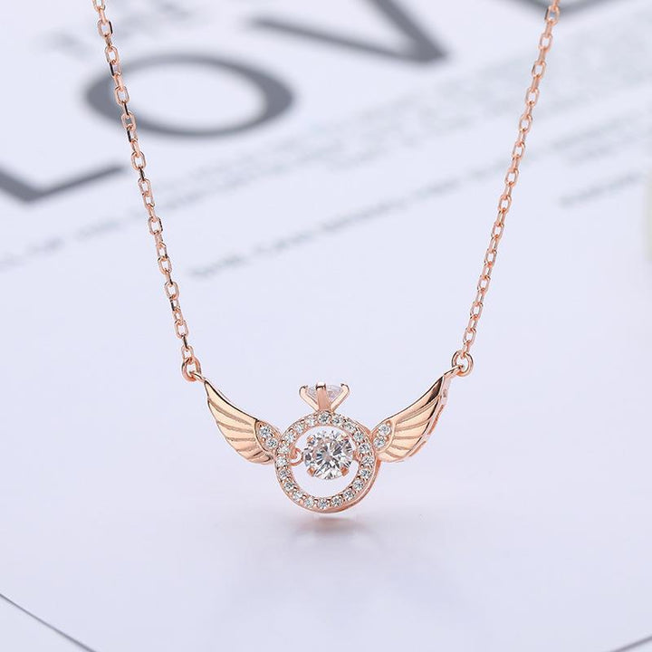 BowLift | Angel Wing Rhinestone Necklace