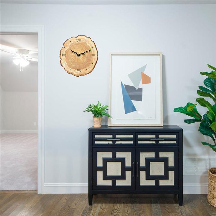 BowLift | Wooden Annual Rings Wall Clock