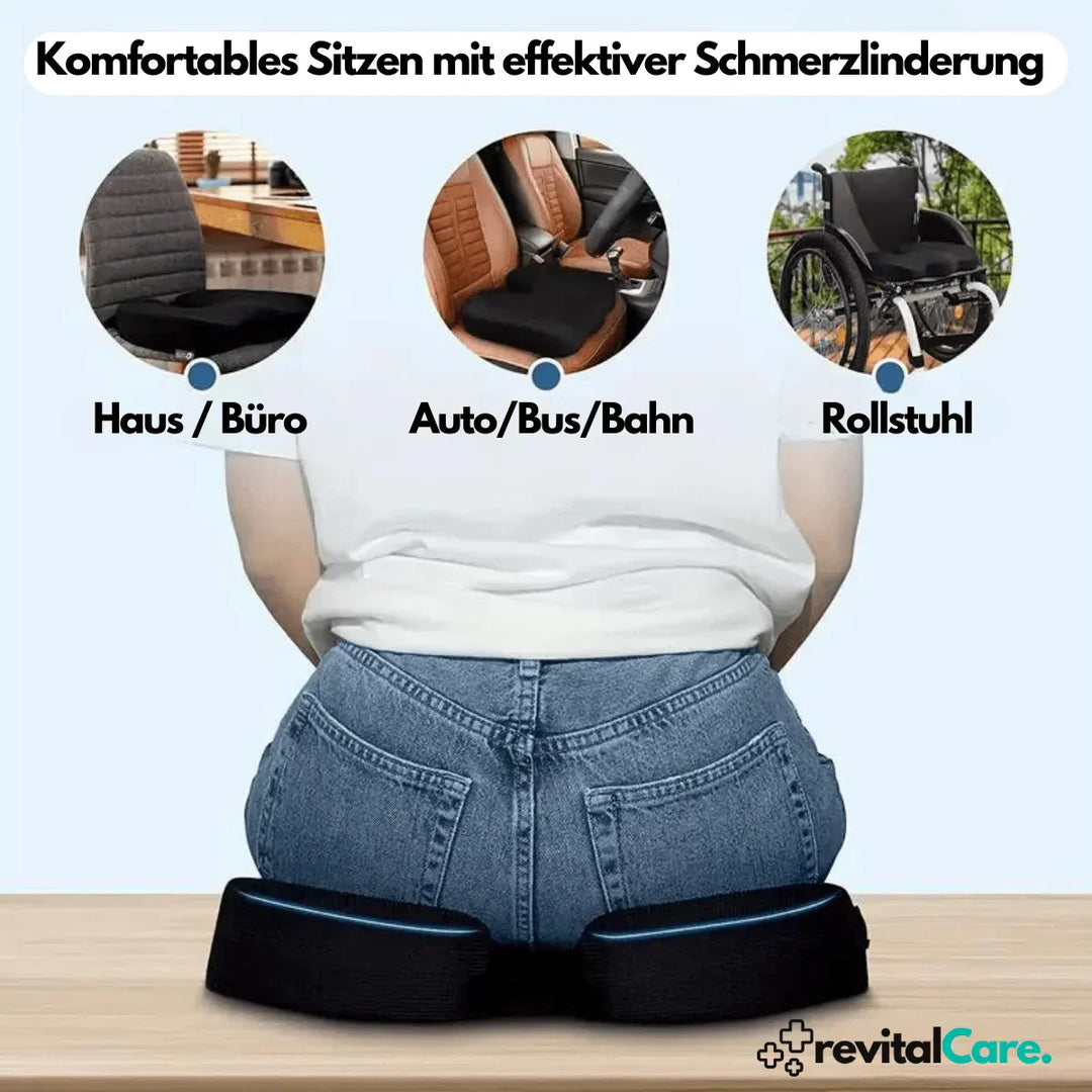 BowLift | Ergonomic 4D Comfort Seat Cushion with Orthopedic Support