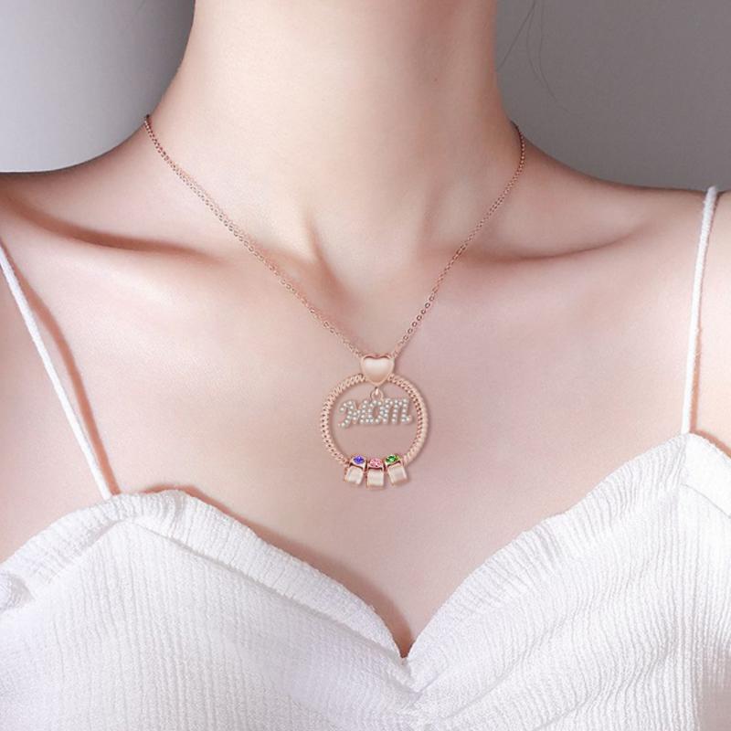 BowLift | Birthstone necklace for the mother