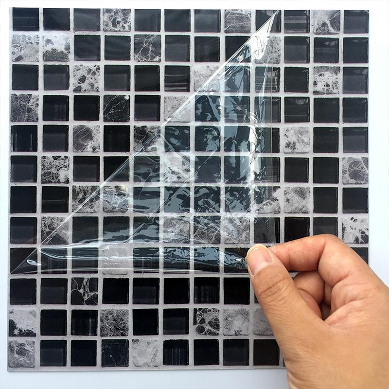 BowLift | Black Mosaic Creative Tile Stickers