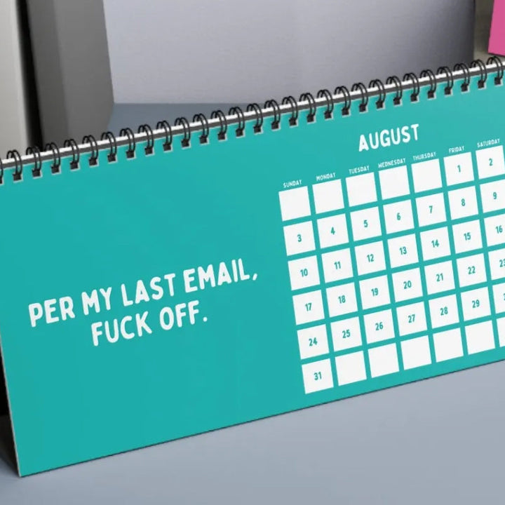 BowLift | Funny 2025 sarcastic calendar