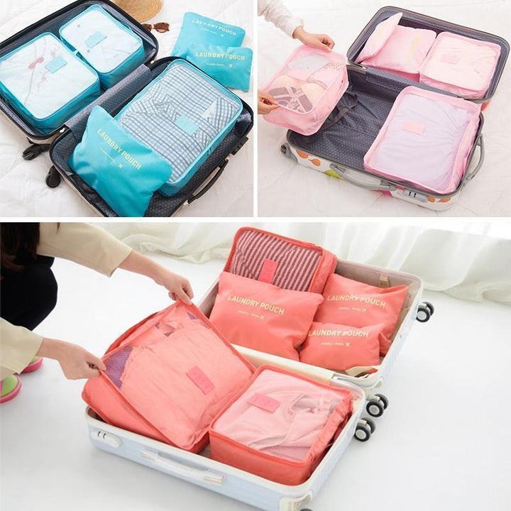 BowLift | 6 Pieces of Portable Luggage Packing Cubes