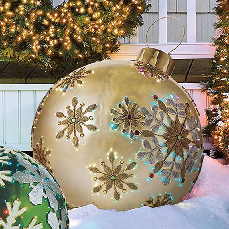 Inflatable Christmas decoration ball for outdoor use | Bowlift