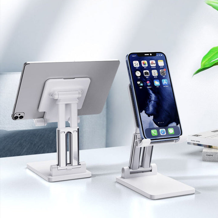 Foldable Phone and Tablet Stand with Rubberized Grips