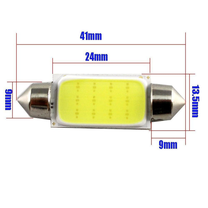 BowLift | 10pcs Car Interior Dome Lights COB 1.5W DC12V LED Bulbs Lamp Plate