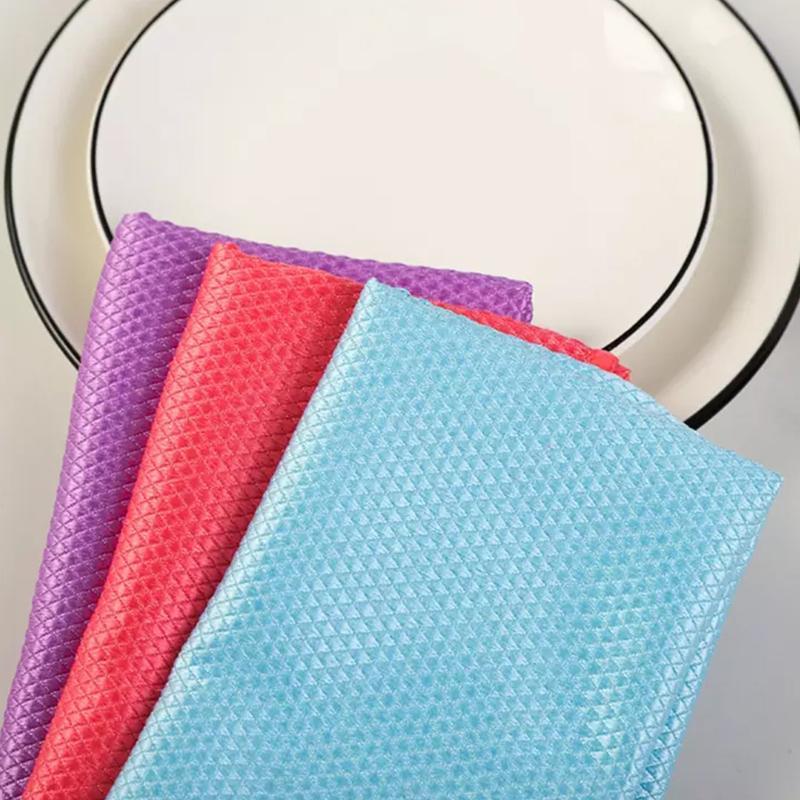 Fish Scale Microfiber Polishing Cleaning Cloth | Bowlift