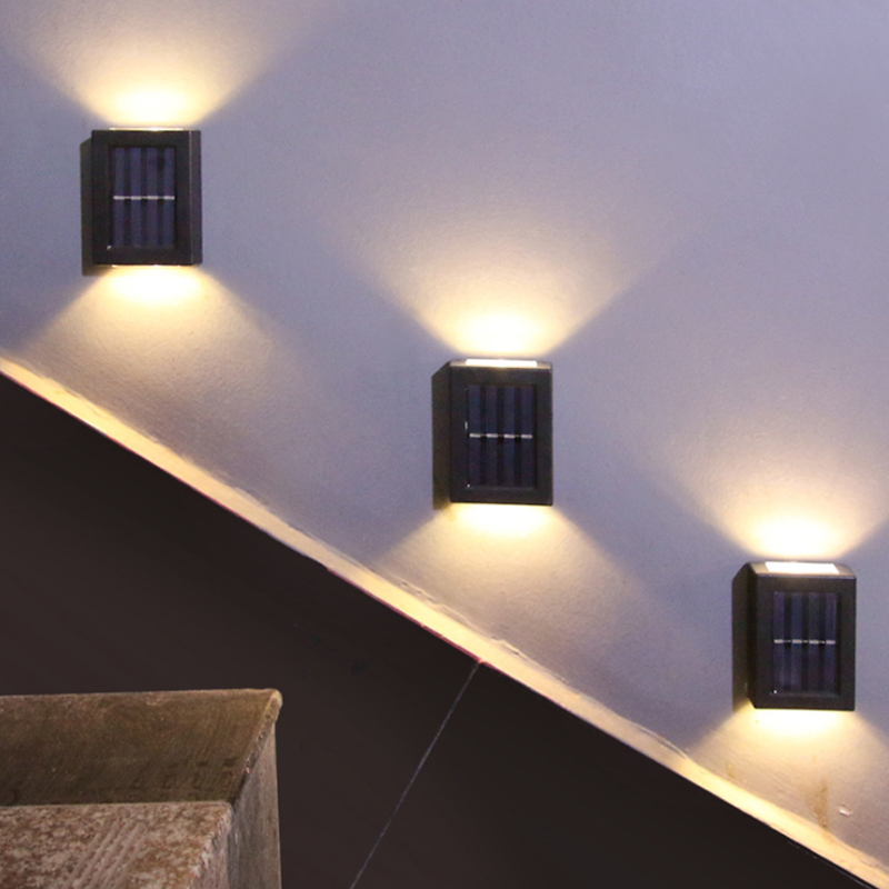 Solar Wall Lamp for Outdoor Areas | Bowlift