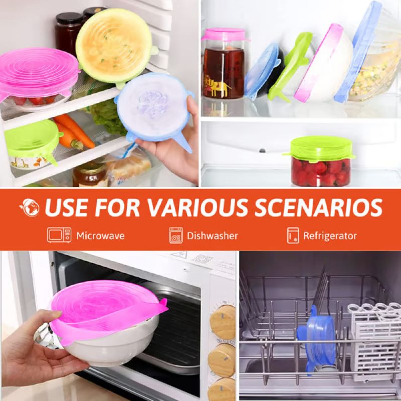 BowLift | Reusable elastic silicone food storage cover