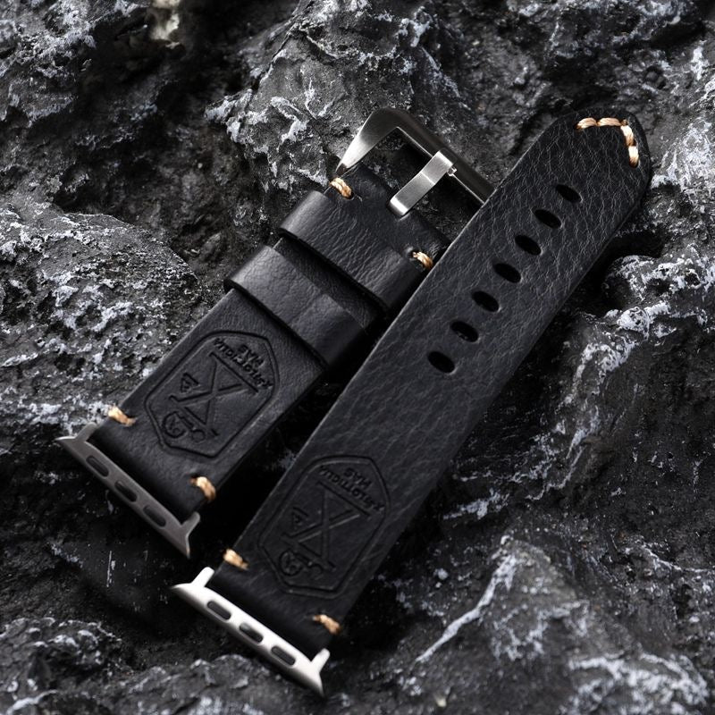 Handcrafted Vintage Leather Apple Watch Band