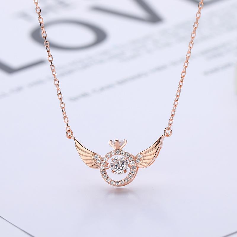 BowLift | Angel Wing Rhinestone Necklace