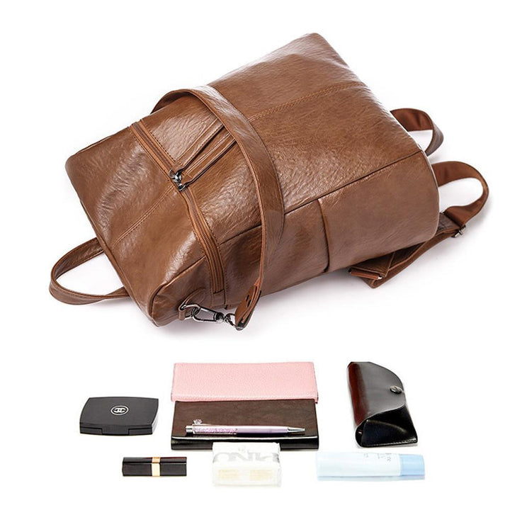 Backpack with large capacity - Full leather