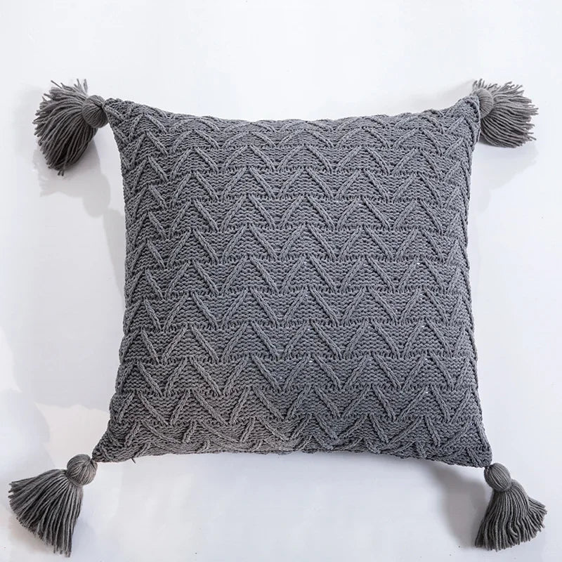BowLift | Soft Knit Chenille Cushion Cover 18x18 Inch
