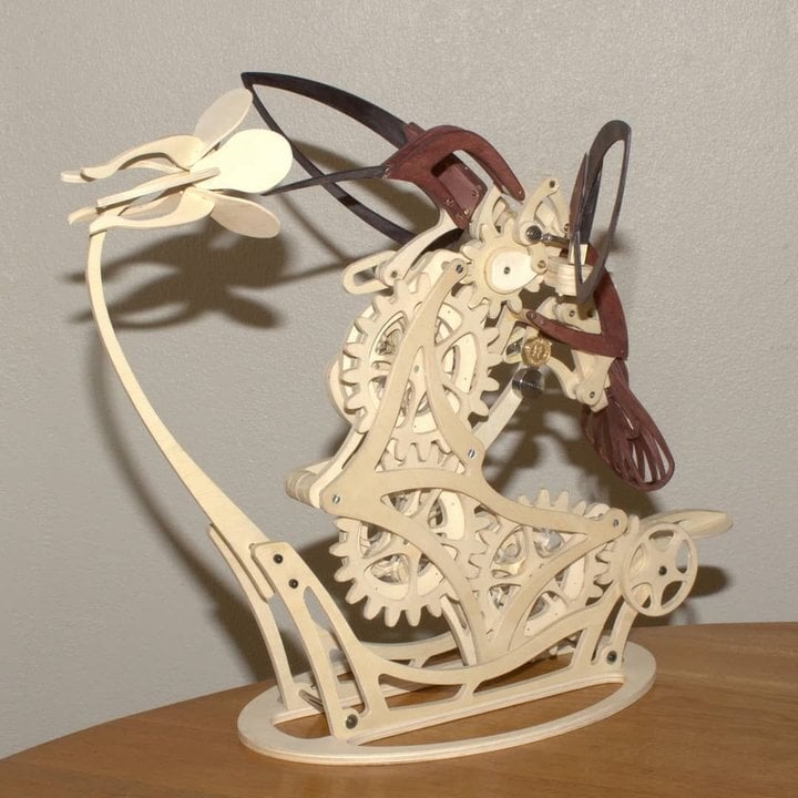 BowLift | 3d Wooden Mechanical Hummingbird