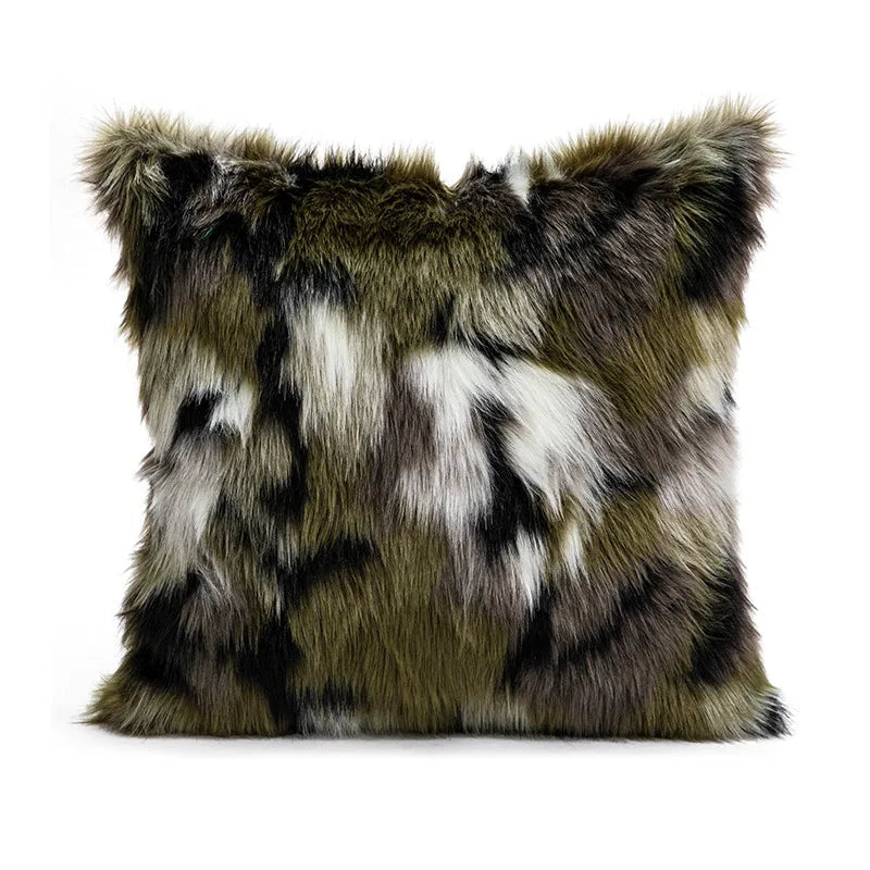 BowLift | Modern PU Leather Patchwork Cushion Cover