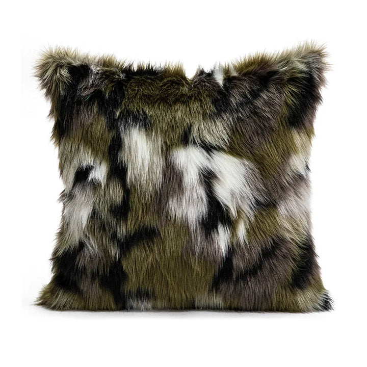 BowLift | Modern PU Leather Patchwork Cushion Cover
