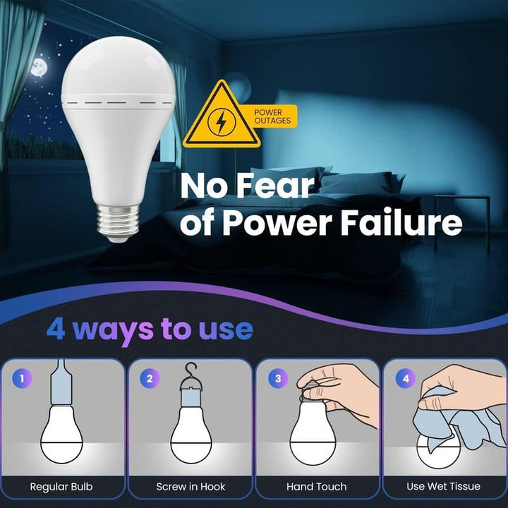 BowLift | Rechargeable Emergency Light Bulbs
