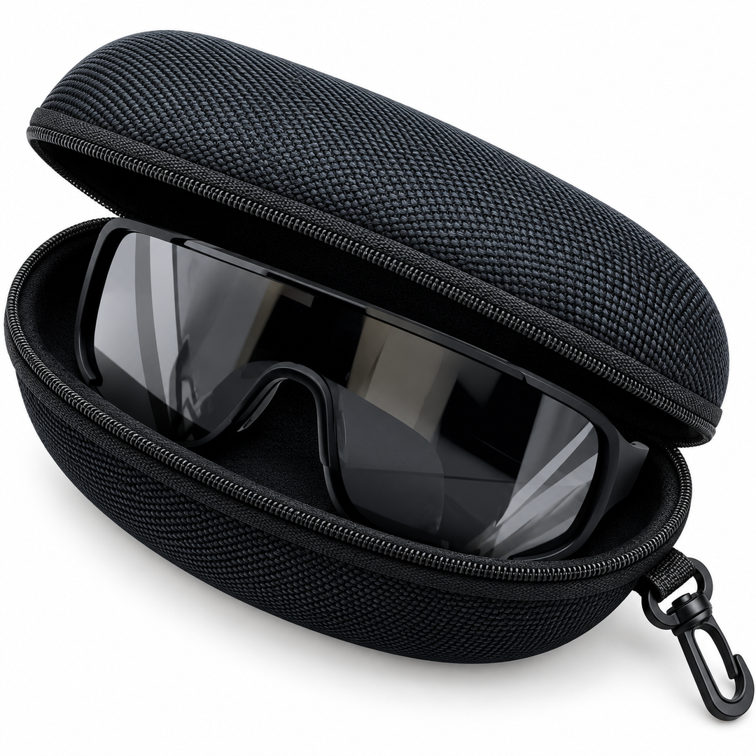 Protective Hard Sunglasses Case with Carabiner Clip Bowlift