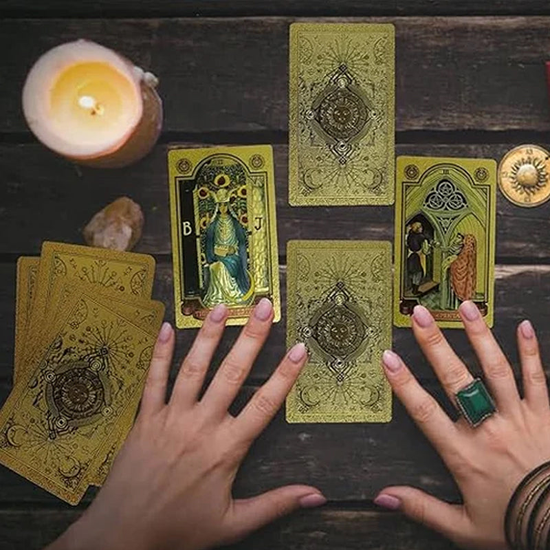 BowLift | Explore the Mystical World of Tarot Gold Foil Tarot