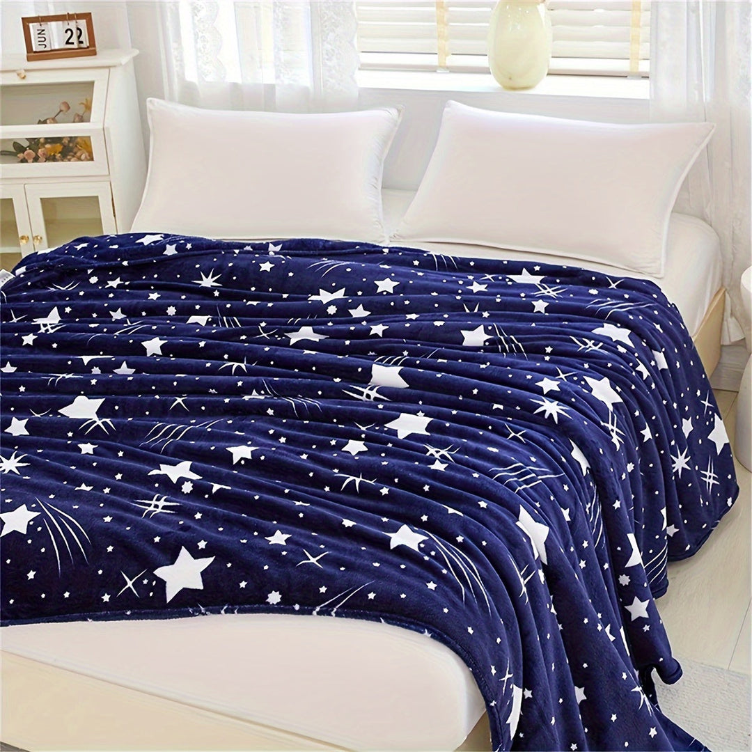 MeteorFleece – Soft Fleece Blanket with Meteor Pattern Bowlift