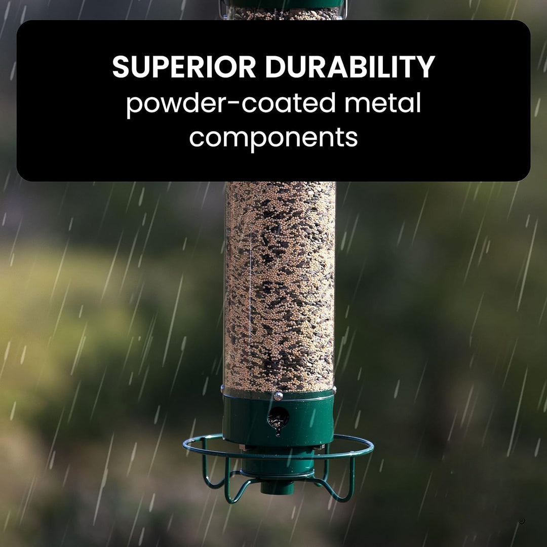 BowLift | Bird Feeder Hanging Metal Squirrel Proof Tube