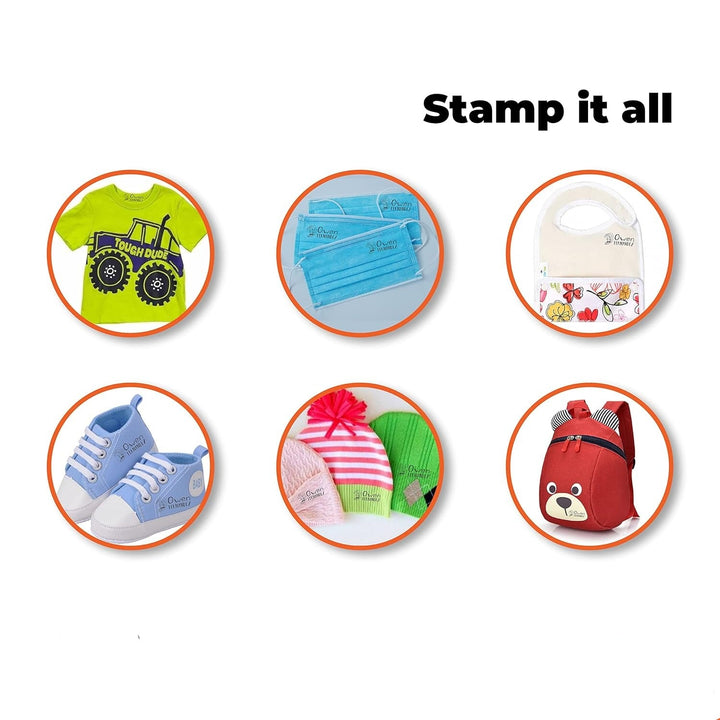 Personalized Name Stamp for Kids Clothes & Other Items Bowlift