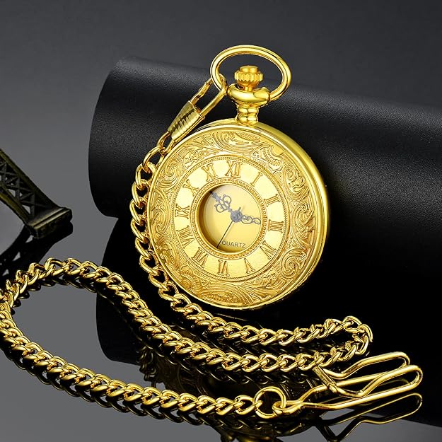 Classic Retro Pocket Watch for Men Bowlift