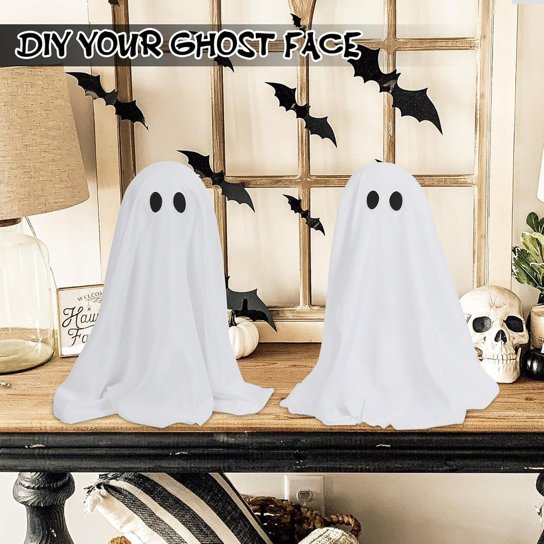 SPOOKY GHOST HALLOWEEN DECOR - STRING LIGHTS BATTERY OPERATED Bowlift