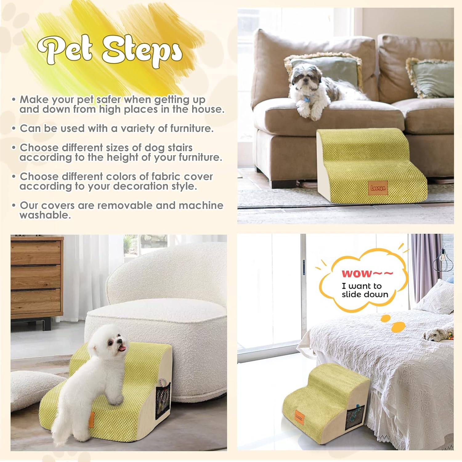 PawStep • Soft Foam Pet Stairs