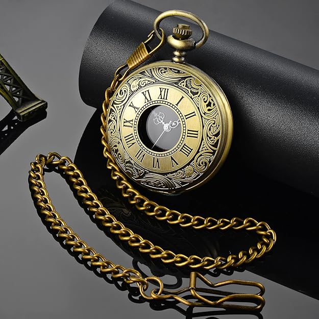 Classic Retro Pocket Watch for Men Bowlift