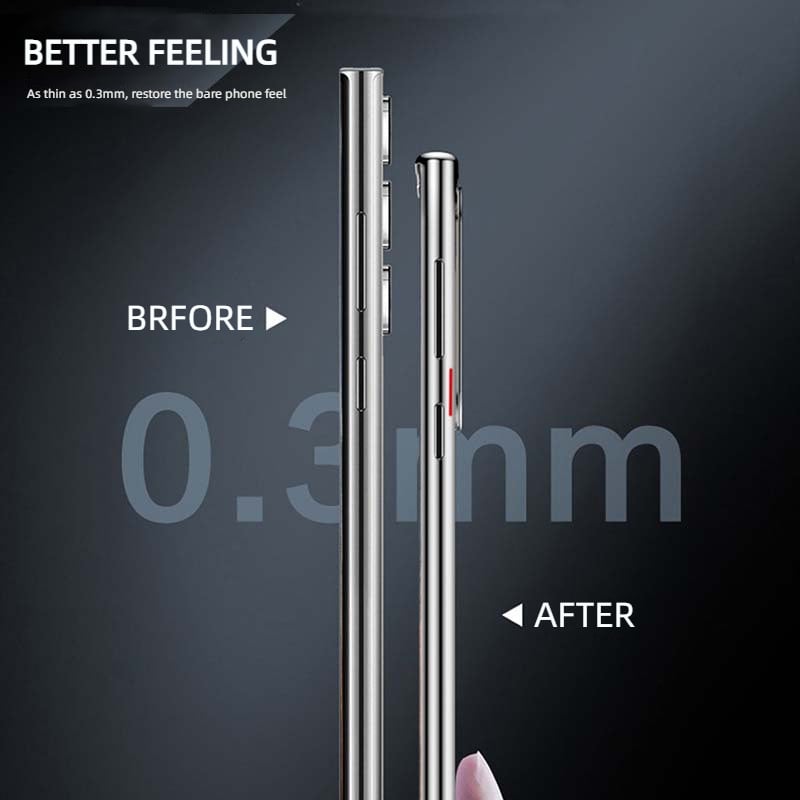 BowLift | Transparent Luxury Coating Magnetic Cover for Samsung