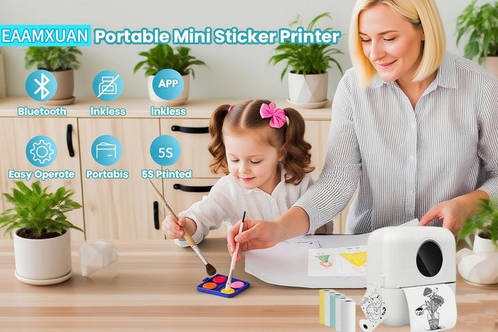 BowLift | Portable Bluetooth Label Maker – Ink-Free Thermal Printing