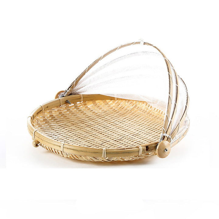 Covered Serving Platter with Mesh Lid Bowlift
