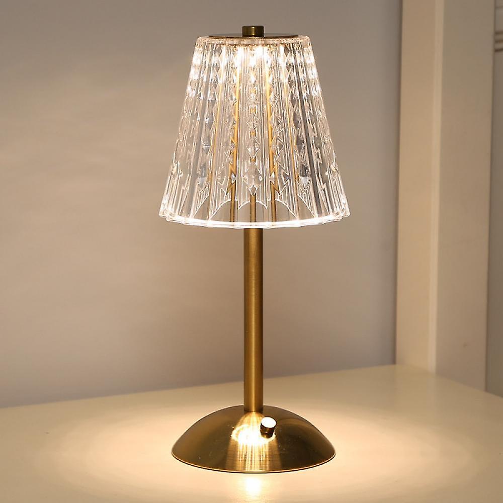 BowLift | – Gold crystal table lamp