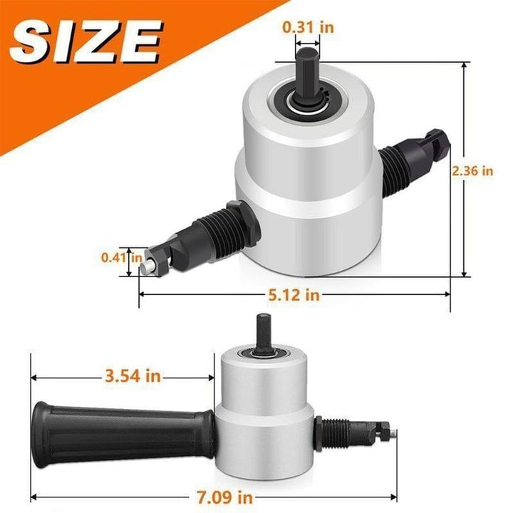 BowLift |  Cutter Drill Attachment Double Head Metal Sheet