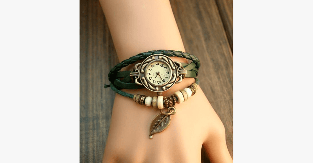 BowLift | The Boho-Chic Leaf Vintage Watch