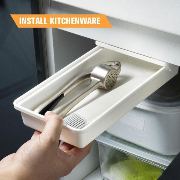 Under-Desk Drawer with Slim Self-Adhesive Installation