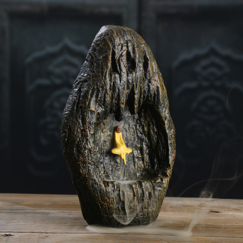 Serene Meditation Waterfall Incense Holder
