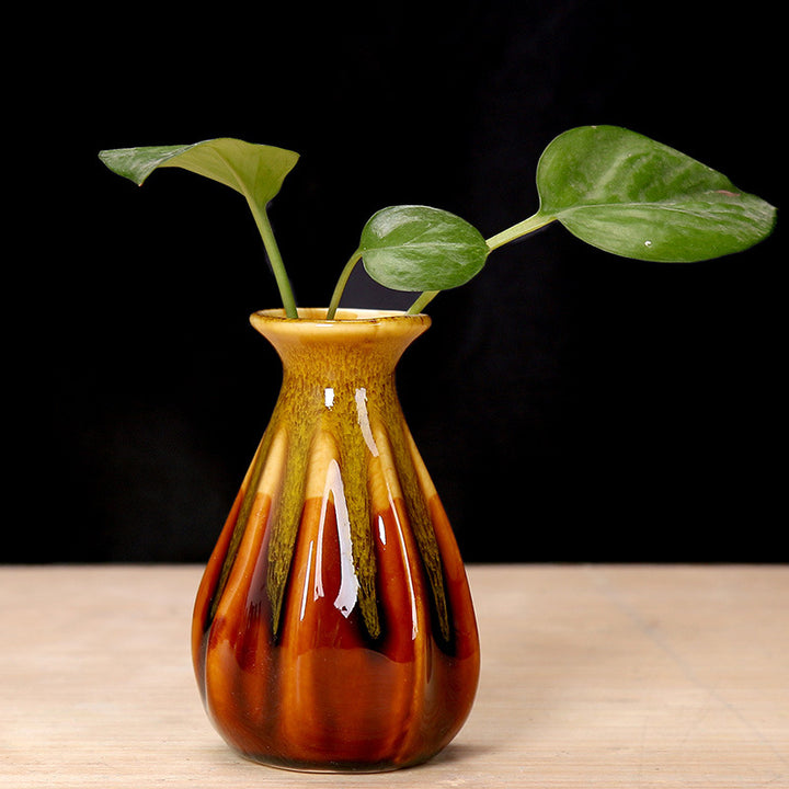 Elegant Handcrafted Ceramic Flower Vase Bowlift