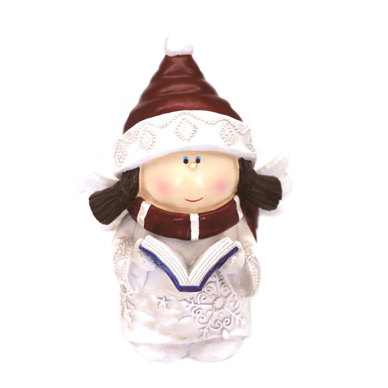 Festive Angel Figurine Set
