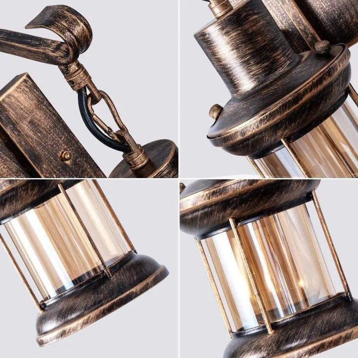 BowLift | Wall Light with Vintage Glass Shade Design