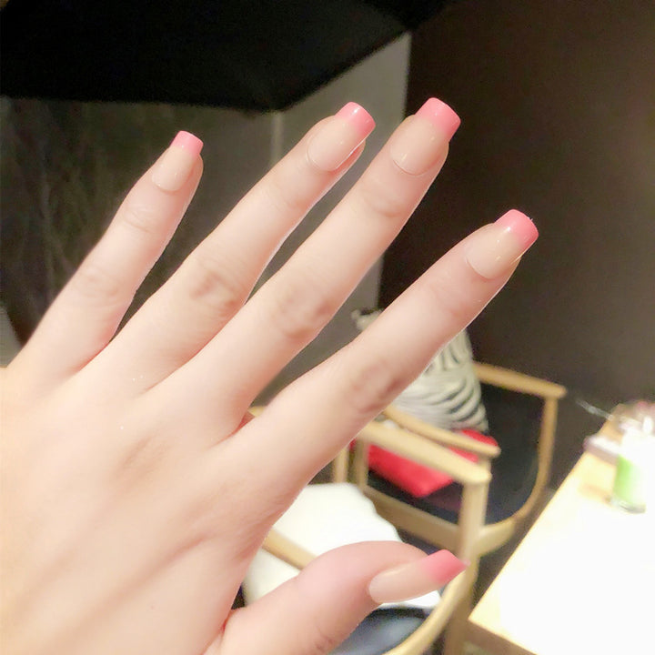 Ombre French Tip Press-On Nails