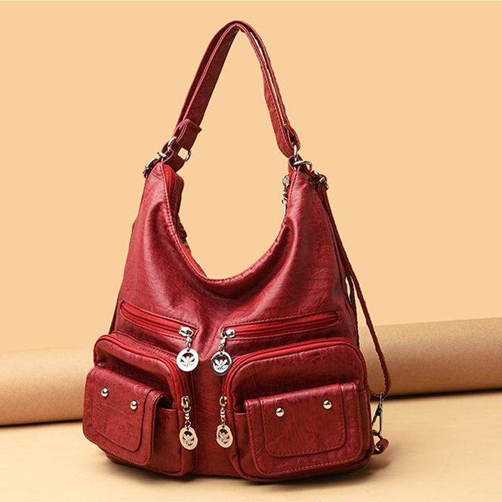 BowLift | Multi-Pocket Vintage Shoulder Bag