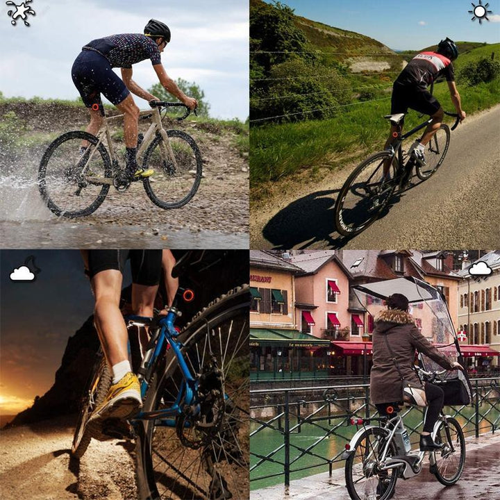 BowLift | VeloSafe Slim – USB Rechargeable Intelligent Bicycle Rear Light with Brake Sensor