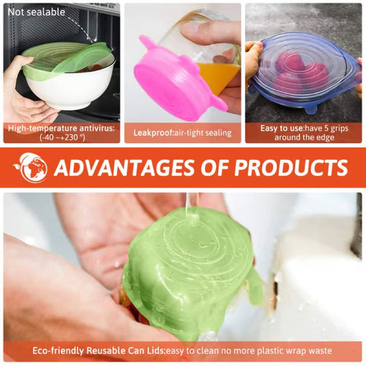 BowLift | Reusable elastic silicone food storage cover