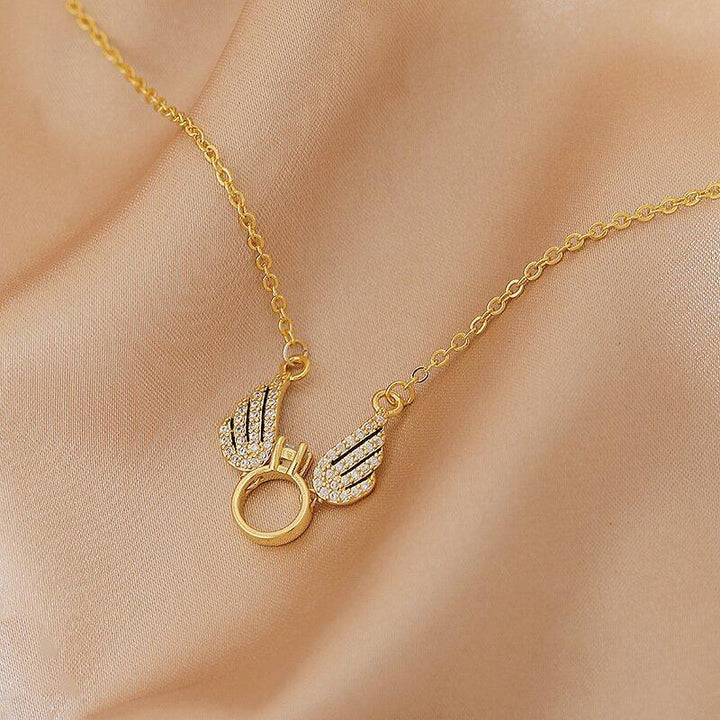 BowLift | Sterling Silver Angel Wing Necklace